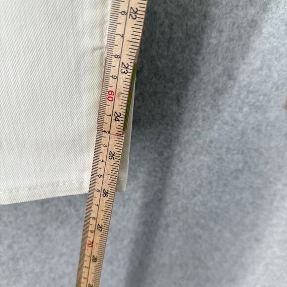 Coldwater Creek Womens Denim Ankle Jean Size 16 White Coastal Casual Neutral NEW - Picture 14 of 14